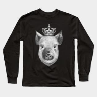 The King Pig Long Sleeve T-Shirt